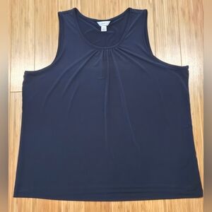 CJ Banks Sleeveless Tank Top with V-Neck